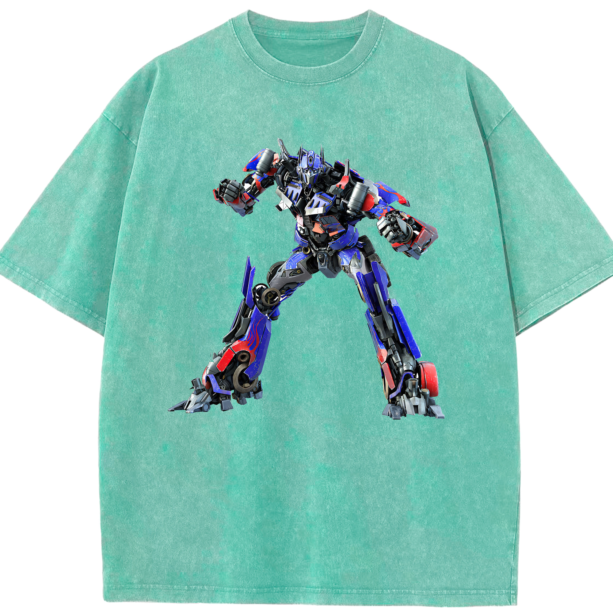 （画像用） Transformers トランスフォーマー 綿100% ヴィンテージ風 半袖Tシャツ（フロントプリント）